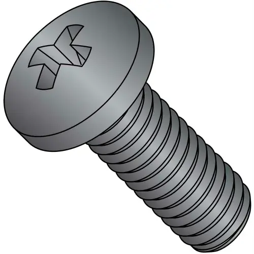 Trending M3X8 Din 7985 A Metric Phillips Pan Machine Screw 18-8 Stainless Steel Black Oxide, Pkg of 4000