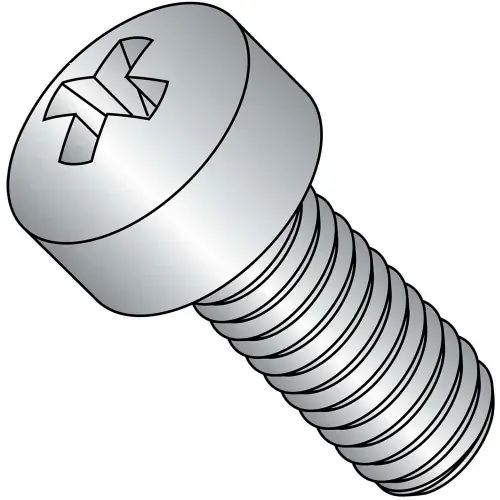 New Release 8-32X1/2 Phillips Fillister Machine Screw Fully Threaded 18 8 Stainless Steel, Pkg of 5000