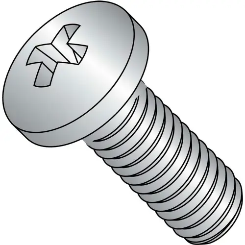 10-32X1 Phillips Pan Machine Screw Fully Threaded 18 8 Stainless Steel, Pkg of 2000 Exclusive Offer