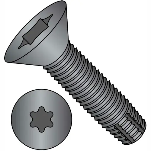 3/8-16X2 Six Lobe Flat Floor Board Screw Type F Black Phosphate, Pkg of 400 Grab Now