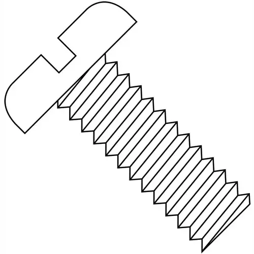 Big Sale 10-32 x 1 Slotted Pan Machine Screw - Full Thread - Nylon - Pkg of 2500