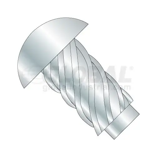 0 x 1/8 Round Head Type U Drive Screw Zinc Bake - Pkg of 10000 Trusted Brand