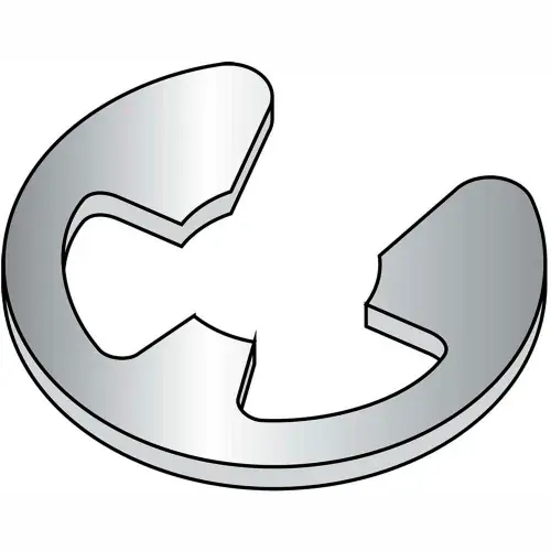 Hot Picks 1/4" E Ring Stainless Steel, Pkg of 100