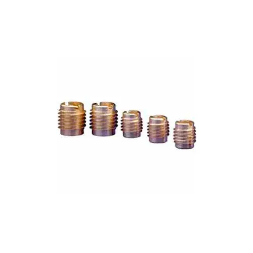 Hassle-Free Returns 10-32 Insert For Hard Wood - Brass - 400-332 - Pkg Qty 25