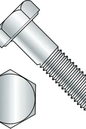 Hex Cap Screw - M8 x 1.25 x 20mm - Carbon Steel - Zinc CR+3 - Gr 8.8 - UNC, Pack of 100 Special Discount