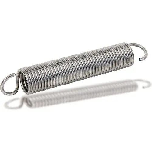 Extension Spring - 0.43 O.D. x 0.054 Wire Dia. - MBHD - Zinc - USA - Pkg of 3 - Gardner V41C Buy Direct