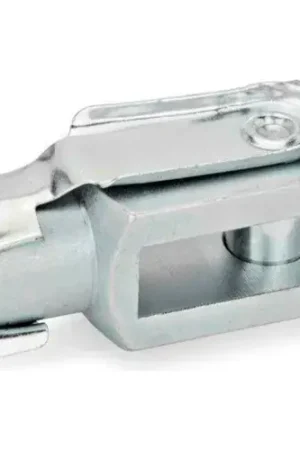 J.W. Winco WN 751 Clevis Fork Joints, Steel, w/ Snap-on Spring Pin, Zinc Pltd, 1/4 x 28, 15/16" OAL Hot Picks