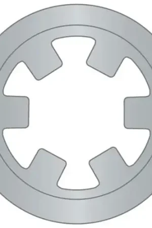 3/16" Reinforced External Push-On Ring - .010 Thick - Stamped - Stainless Steel - USA - Pkg Qty 50 Must Have