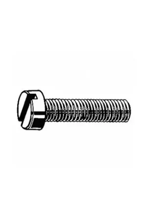 M5 x 0.8 x 20mm Cheese Head Machine Screw - Steel - Zinc - DIN 125B - Pkg of 100 Must Have