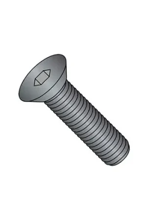 Affordable M8 x 1.25 x 35mm Flat Socket Cap Screw - Steel - Black Oxide - DIN 125B - Class 10.9 - Pkg of 100