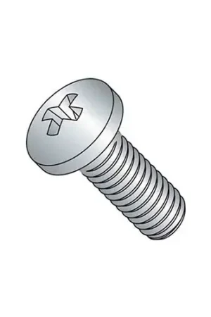 Seasonal Sale M2 x 0.4 x 10mm Machine Screw - Phillips Pan Head - Steel - Zinc - DIN 125B - Pkg of 100