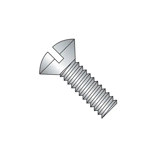 M3 x 0.5 x 6mm Machine Screw - Slotted Oval Head - Steel - Zinc DIN 125B - Pkg of 100 Top Pick