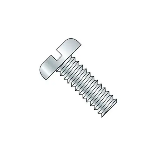 M5 x 0.8 x 30mm Machine Screw - Slotted Pan Head - Steel - Zinc - DIN 125B - Pkg of 100 Today Only