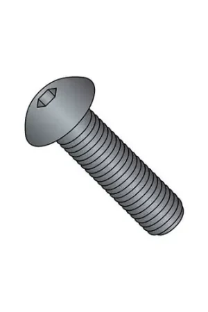 Price Drop M6 x 1.0 x 40mm Button Socket Cap Screw - Steel - Black Oxide - DIN 125B - Class 10.9 - Pkg of 100