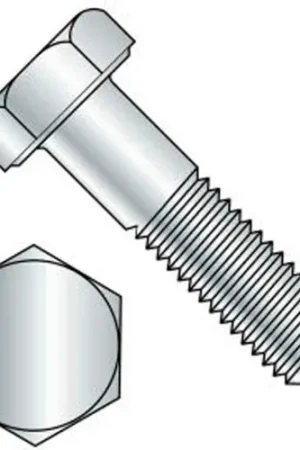 Budget M8 x 1.25 x 45mm - Hex Head Cap Screw - 304 Stainless Steel - DIN 931/933 - Pkg of 100