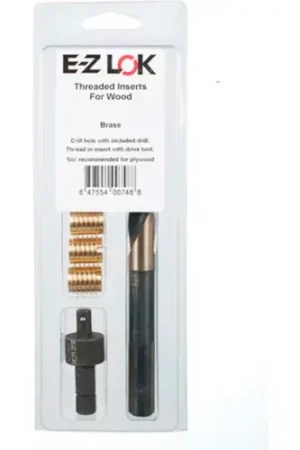 E-Z Knife™ Threaded Insert Installation Kit for Hard Wood - Brass - 5/16-18 - EZ-400-5 Mega Sale