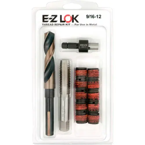 One Day Deal E-Z LOK™ Thread Repair Kit for Metal - Standard Wall - 9/16-12 x 3/4-10 - EZ-329-9