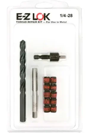 Time-Limited E-Z LOK™ Thread Repair Kit for Metal - Standard Wall - 1/4-28 x 7/16-14 - EZ-329-428