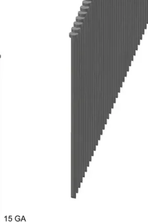 Bargain 15GA Nail angled 2-1/2" Length stainless 304 33° angled Finish Nail - Pkg 4000