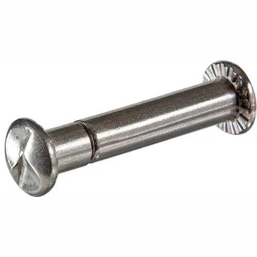 10-24 x 3/4" Partition Size Sex Bolt Set - One Way - Truss Head - 18-8 Stainless Steel - Pkg of 100 Final Sale