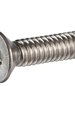 1/4-20 x 1/2" Tamper-Proof Security Machine Screw - Flat Torx Head - 18-8 Stainless Steel - 100 Pk Discount