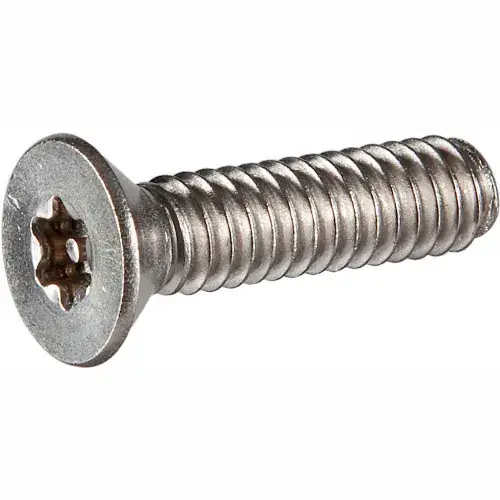 Order Now M5 x 0.8 x 35mm Tamper-Proof Security Machine Screw - Flat Torx Head - 18-8 Stainless Steel - 100 Pk