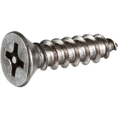 14 x 2" Tamper-Proof Security Sheet Metal Screw - Flat Phillips Head - 18-8 Stainless Steel - 50 Pk New Release