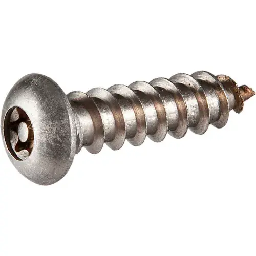 10AB x 1" Security Sheet Metal Screw - Button Torx Head - 18-8 Stainless Steel - 100 Pk Flash Sale