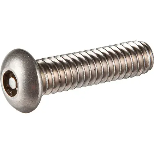 6-32 x 1" Tamper-Proof Security Cap Screw - Button Socket Head - 18-8 Stainless Steel - 100 Pk Super Sale