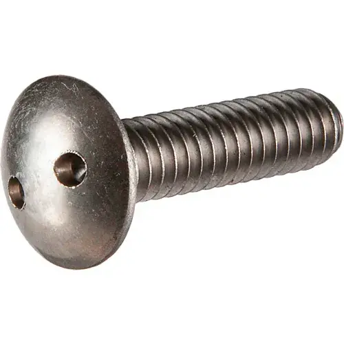 8-32 x 1-1/2" Tamper-Proof Security Spanner Machine Screw - Oval Head - Brass - Plain - 100 Pk Final Sale