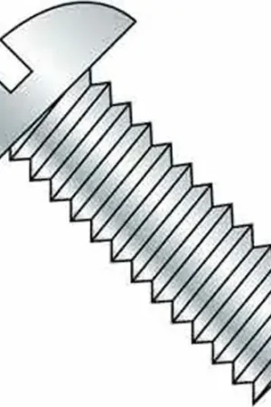 12-24 x 1-1/2" Machine Screw - Round Head - Slotted - Steel - Zinc CR+3 - FT, Pack of 100 Best Price