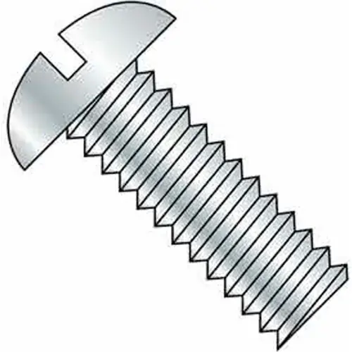 1/4-20 x 1-1/4" Machine Screw - Round Head - Slotted - Steel - Zinc CR+3 - FT, Pack of 100 Weekend Sale