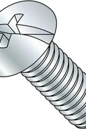 Big Sale 10-32 x 1/2" Machine Screw, Round Head, Phillips/Slotted, Steel, Zinc CR+3, UNF, FT, Pack of 100