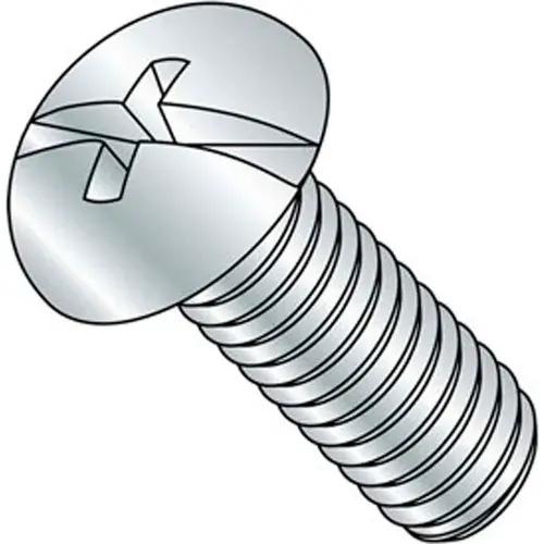 Big Sale 10-32 x 1/2" Machine Screw, Round Head, Phillips/Slotted, Steel, Zinc CR+3, UNF, FT, Pack of 100
