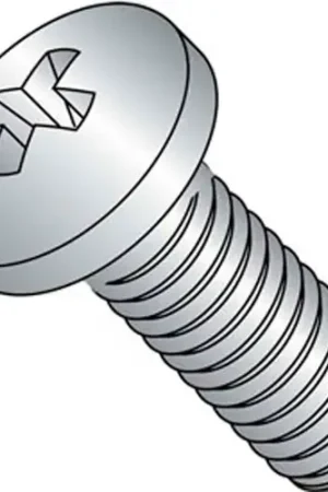 8-32 x 1/4" Machine Screw - Pan Head - Phillips - Steel - Zinc CR+3 - FT, Pack of 100 Last Chance