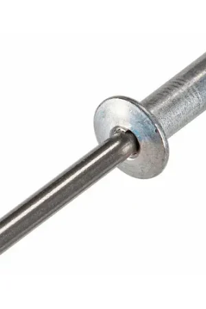 Today Only Pop Blind Rivet - 5/32 x 5-2 - Button Head - Up to 1/8" Grip - Stainless Steel - Pkg of 500
