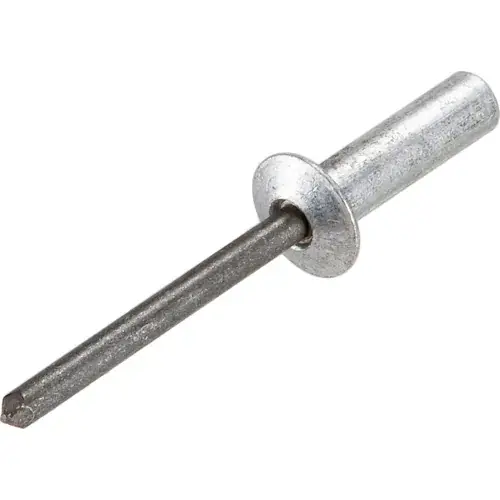 Pop Blind Rivet - 3/16 x 6-4 - Button Head - Closed End - Up to 1/4" Grip - Aluminum/Steel - 500 Pk Budget