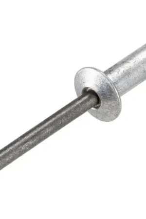 Don't Miss Out Pop Blind Rivet - 1/8 x 4-3 - Button Head - Closed End - Up to 3/16" Grip - Aluminum/Steel - 500 Pk