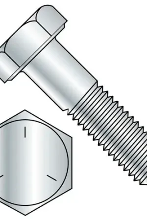 5/16-18 x 1" Hex Head Cap Screw - Carbon Steel - Zinc - UNC - Grade 5 - USA, Pack of 100 Grab Now