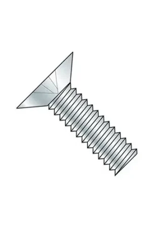 Bargain 6-32 x 3/8" Machine Screw - Phillips Flat Head - Steel - Zinc Plated - Pkg of 100