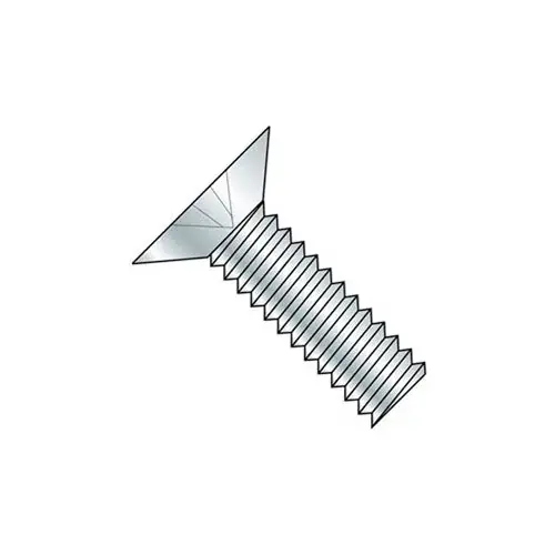 Bargain 6-32 x 3/8" Machine Screw - Phillips Flat Head - Steel - Zinc Plated - Pkg of 100