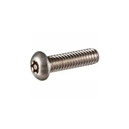 Must Have 6-32 x 3/4" Security Machine Screw - Button Torx Plus Head - 18-8 Stainless Steel - FT - 100 Pk