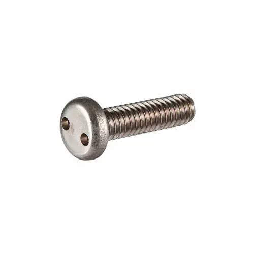 8-32 x 3/8" Security Machine Screw - Pan Spanner Head - 18-8 Stainless Steel - FT - UNC - 100 Pk Limited Time