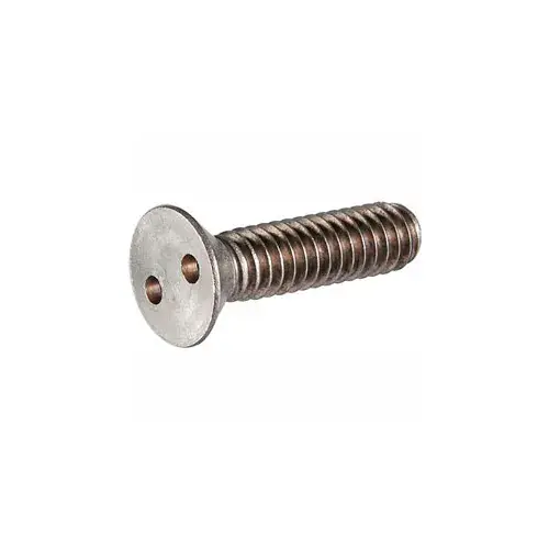 12-24 x 1" Security Machine Screw - Flat Spanner Head - 18-8 Stainless Steel - FT - UNC - 100 Pk Clearance