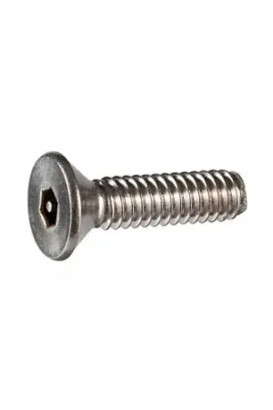 1/4-20 x 3/4" Security Machine Screw - Flat Hex Socket Head - Alloy Steel - Black Oxide - 100 Pk Buy Online