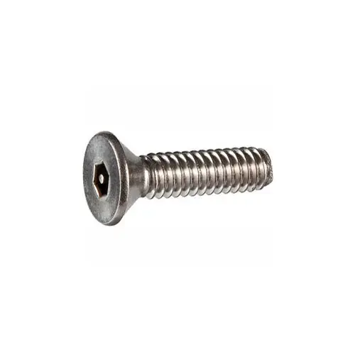 Sale 1/4-20 x 2" Security Machine Screw - Flat Hex Socket Head - 302HQ/18-8 Stainless Steel - FT - 100 Pk