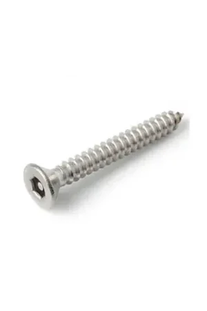 Final Sale 10AB x 1-1/2" Security Sheet Metal Screw - Flat Hex Socket Head - 302HQ/18-8 SS - USA - 100 Pk