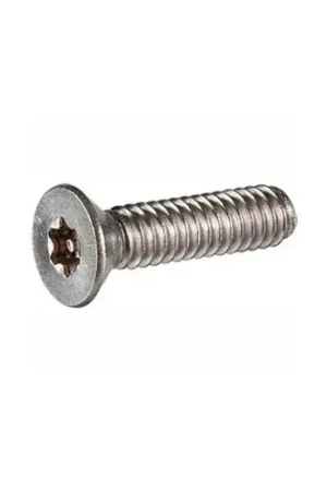 10-32 x 1/2" Security Machine Screw - Flat Torx Head - 302HQ Stainless Steel - FT - UNF - 100 Pk Low Price