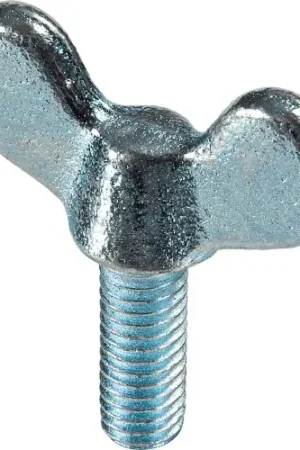 1/2-13 x 1" Wing Screw - 2-1/4" Head Width - Malleable Iron - Plain - USA - Pkg of 25 Best Price