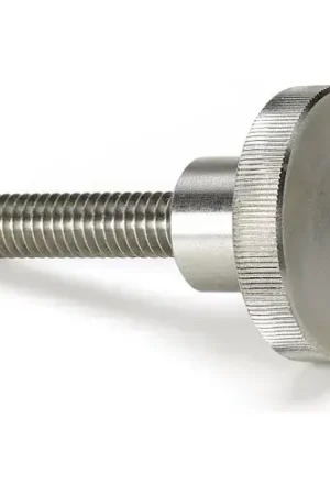 Knurled Thumb Screw w/ Shoulder - 5/16-18 - 5/8" Thread - 1-1/4" Head Dia. - 3/4" Head H - SS Price Cut